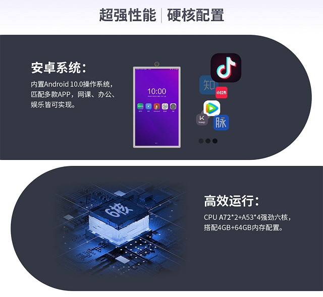 明升MS88科技闺蜜机随心屏十核处理器，4+64G/6+64G/8+128G内存